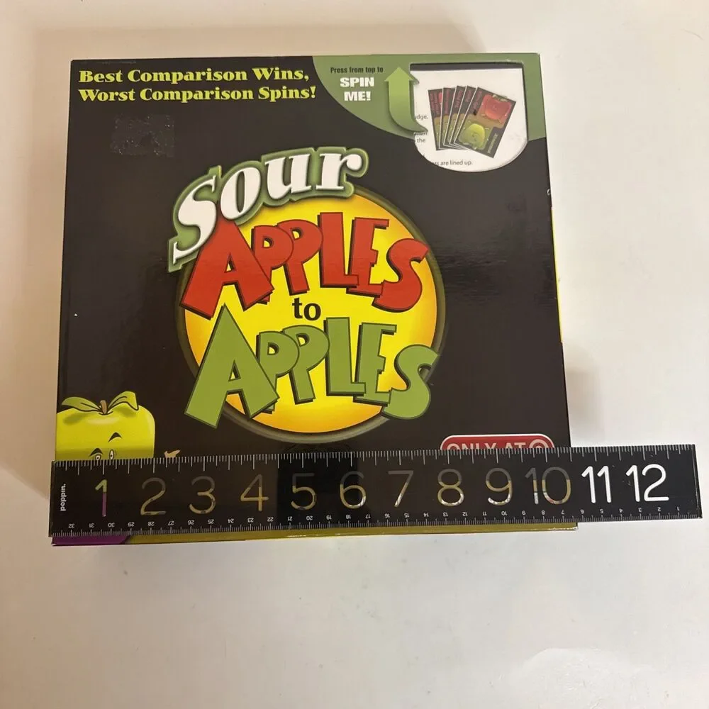 Mattel SOUR APPLES TO APPLES GAME Target Exclusive‎ 2010 New Open Box Family Fun
